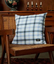 Schott OMBRE CHECK CUSHION/オンブレチェック クッション ショット ファッション雑貨 その他のファッション雑貨 ブルー ブラック【送料無料】