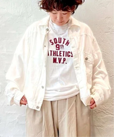 journal standard luxe 【Goodwear/グッドウェア】SOUTH TEE ジャーナルスタンダード ラックス トップス カットソー・Tシャツ ホワイト【送料無料】