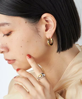 SHIPS WOMEN ステンレス フープ ピアス(S) シップス アクセサリー・腕時計 ピアス ゴールド シルバー