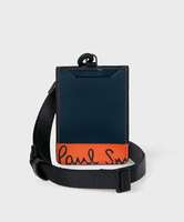 【SALE／30%OFF】Paul Smith 【公式】ブラッシュオフレザー カードケース ポール・スミス　アウトレット 財布・ポーチ・ケース パスケース・定期入れ ネイビー カーキ【送料無料】