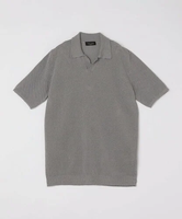 【SALE／40%OFF】SHIPS MEN ROBERTO COLLINA: LINEN PIQUE POLO シップス トップス ポロシャツ グレー ネイビー【送料無料】