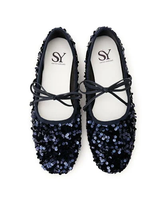 SY UNITED ARROWS ＜SY＞スパンコールバレエ フラット10●↑ オデット エ オディール シューズ・靴 バレエシューズ ネイビー ブラック グレー レッド【送料無料】