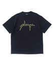 XLARGE DISTORTION LOGO S/S TEE XLARGE エクストララージ トップス カットソー・Tシャツ ブラック グレー ネイビー【送料無料】