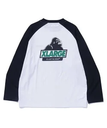 XLARGE SLANTED OG RAGLAN L/S TEE エクストララージ トップス カットソー・Tシャツ ブラック ブラウン グリーン ネイビー【送料無料】