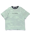 XLARGE FADED CAMO RINGER S/S TEE XLARGE エクストララージ トップス カットソー・Tシャツ グリーン グレー オレンジ【送料無料】