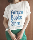 SLOBE IENA 15BOOKS BIGロゴTEE スローブ イエナ トップス カットソー・Tシャツ ホワイト【送料無料】