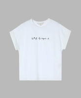 To b. by agnes b. WW21 TS マカロンロゴTシャツ アニエスベー トップス カットソー・Tシャツ ホワイト【送料無料】