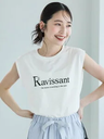 coca パール付きロゴTシャツ コカ トップス カットソー・Tシャツ ホワイト ブラック