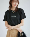 【SALE／22%OFF】ROPE' PICNIC RENUロゴTシャツ/冷感 ロペピクニック トップス カットソー・Tシャツ ブラック ホワイト ベージュ レッド