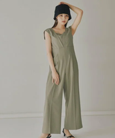 【SALE／50%OFF】PROPORTION BODY DRESSING レイヤード風ロンパース プロポーションボディドレッシング ワンピース・ドレス ワンピース カーキ グレー【送料無料】