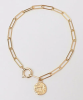 SHIPS MEN SHIPS: ANCIENT COIN CHARM BRACELET シップス アクセサリー・腕時計 ブレスレット・バングル ゴールド シルバー【送料無料】