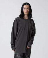 B'2nd ATON (エイトン)FRESCA PLATE / OVERSIZED L/S T-SHIRT ビーセカンド トップス カットソー・Tシャツ ネイビー ホワイト グレー【送料無料】