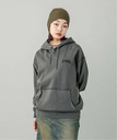 【SALE／30%OFF】X-girl DISTRESSED SWEAT HOODIE X-girl エックスガール トップス パーカー・フーディー ブラック グリーン パープル【送料無料】