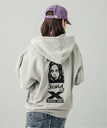 X-girl BY X-GIRL FOR X ZIP UP SWEAT HOODIE エックスガール トップス パーカー・フーディー グレー ブラック カーキ【送料無料】