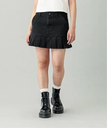 X-girl LOW RISE PLEATED MINI SKIRT X-girl エックスガール スカート ミニスカート ブラック レッド カーキ【送料無料】