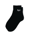 【SALE／30%OFF】X-girl OLD ENGLISH LOGO SHORT RIB SOCKS X-girl エックスガール 靴下・レッグウェア 靴下 ブラック ホワイト