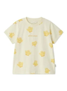 gelato pique 【KIDS】ひよこ柄Tシャツ ジェラートピケ トップス カットソー・Tシャツ イエロー