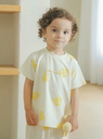 gelato pique 【BABY】ひよこ柄Tシャツ ジェラートピケ トップス カットソー・Tシャツ イエロー