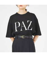 qualite 【MARGAUX】PAZ/LIFE ロゴTシャツ カリテ トップス カットソー・Tシャツ ブラック ホワイト【送料無料】