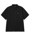 HUF OG LOGO SHIRT / HUF ハフ Tシャツ 刺繍ロゴ ハフ トップス シャツ・ブラウス ブラック ホワイト【送料無料】