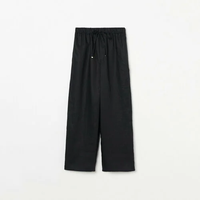 【SALE／10%OFF】HELIOPOLE LINEN EASY PANTS エリオポール パンツ その他のパンツ ブラック ベージュ ブルー【送料無料】