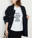 SLOBE IENA Keep thing ロゴTEE スローブ イエナ トップス カットソー・Tシャツ ホワイト グレー ピンク【送料無料】