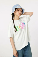 RODEO CROWNS WIDE BOWL Bright Tシャツ ロデオクラウンズワイドボウル トップス カットソー・Tシャツ ホワイト ブラック イエロー