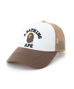 A BATHING APE COLLEGE MESH CAP ア ベイシング エイプ 帽子 キャップ ベージュ ブラック ブルー【送料無料】