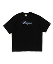 A BATHING APE LOGO RELAXED FIT TEE ア ベイシング エイプ トップス カットソー・Tシャツ ブラック ホワイト イエロー【送料無料】