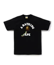 A BATHING APE JAPANESE WIND CHIMES COLLEGE TEE ア ベイシング エイプ トップス カットソー・Tシャツ ブラック ネイビー ホワイト【送料無料】