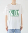 SLOBE IENA SPALDING/スポルディング SLOBE別注 TEE3 CS22-C スローブ イエナ トップス カットソー・Tシャツ ホワイト【送料無料】