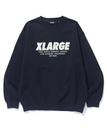 XLARGE CHENILLE LOGO CREWNECK SWEATSHIRT エクストララージ トップス スウェット・トレーナー ブラック グリーン ネイビー【送料無料】