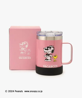 Afternoon Tea LIVING ステンレスマグカップ/PEANUTS アフタヌーンティー・リビング 食器・調理器具・キッチン用品 グラス・マグカップ・タンブラー ピンク