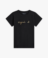 agnes b. FEMME SEO1 TS BRANDO Tシャツ アニエスベー トップス カットソー・Tシャツ ブラック【送料無料】