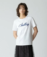 【SALE／30%OFF】allureville エンブロイダリーロゴTEE アルアバイル トップス カットソー・Tシャツ ホワイト ベージュ ピンク【送料無料】