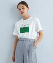 【SALE／40%OFF】UNITED ARROWS green label relaxing BOX ロゴ プリント Tシャツ ユナイテッドアローズ グリーンレーベルリラクシング トップス カットソー・Tシャツ レッド ブルー