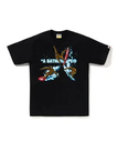 A BATHING APE SURFING APES TEE ア ベイシング エイプ トップス カットソー・Tシャツ ブラック ホワイト【送料無料】