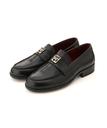 【SALE／30%OFF】TOMMY HILFIGER (W)TOMMY HILFIGER(トミーヒルフィガー) TH LEATHER CLASSIC LOAFER トミーヒルフィガー シューズ・靴 ローファー ブラック【送料無料】