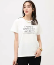 【SALE／46%OFF】UNTITLED 【なめらかな肌触り】シルケットロゴTシャツ アンタイトル トップス カットソー・Tシャツ ホワイト グレー【送料無料】