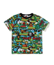 A BATHING APE BABY MILO GAME PATTERN TEE ア ベイシング エイプ トップス カットソー・Tシャツ グリーン【送料無料】