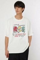 RODEO CROWNS WIDE BOWL roguery Tシャツ ロデオクラウンズワイドボウル トップス カットソー・Tシャツ ホワイト ブラック