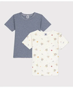 【SALE／10%OFF】PETIT BATEAU 半袖Tシャツ2枚組 プチバトー インナー・ルームウェア その他のインナー・ルームウェア【送料無料】