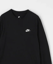 monkey time BEAUTY&YOUTH UNITED ARROWS ＜NIKE＞ クラブ ロングスリーブ Tシャツ ビューティー＆ユース　ユナイテッドアローズ トップス カットソー・Tシャツ ブラック ホワイト【送料無料】