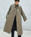 IENA COUTURE D'ADAM/クチュールドアダム 別注 US Military Old Coat イエナ ジャケット・アウター ステンカラーコート カーキ【送料無料】