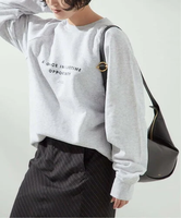 【SALE／30%OFF】JOURNAL STANDARD L'ESSAGE POET MEETS DUBWISE LIFE TIMEラグランスリーブスウェット ジャーナルスタンダード レサージュ トップス スウェット・トレーナー ブラック ホワイト【送料無料】