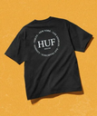 HUF FINE PRINT TEE / HUF ハフ Tシャツ ハフ トップス カットソー・Tシャツ ブラック グレー パープル ホワイト【送料無料】