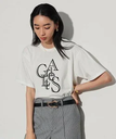 【SALE／50%OFF】GALLEST アートロゴTシャツ インディヴィ トップス カットソー・Tシャツ ホワイト グレー ブラック