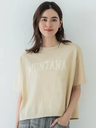 【SALE／33%OFF】coca ピグメントロゴ半袖Tシャツ コカ トップス カットソー・Tシャツ ベージュ グレー