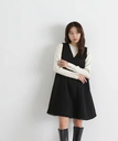 【SALE／30%OFF】NATURAL BEAUTY BASIC ツイードミニワンピース 24AW ナチュラルビューティベーシック ワンピース・ドレス ワンピース グレー ブラック【送料無料】