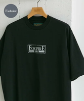 【SALE／40%OFF】URBAN RESEARCH DOORS 『別注』Foxfire*DOORS 胸ロゴプリントTシャツ アーバンリサーチドアーズ トップス カットソー・Tシャツ ブラック ホワイト